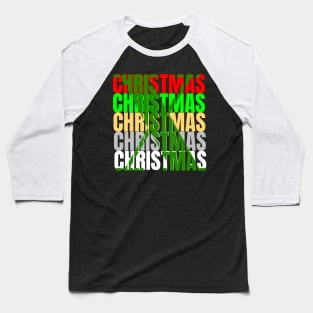 X Christmas Baseball T-Shirt